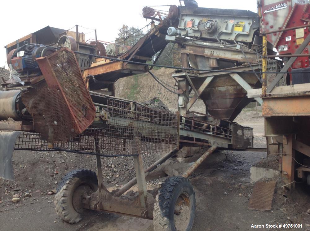 Used- Portable Jaw Crusher, Model 2036