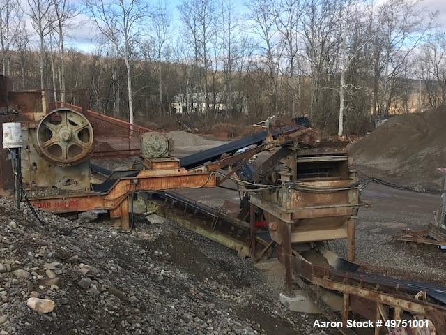 Used Portable Jaw Crusher, Model 2036