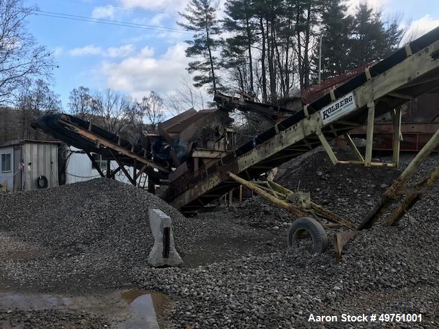 Used Portable Jaw Crusher, Model 2036