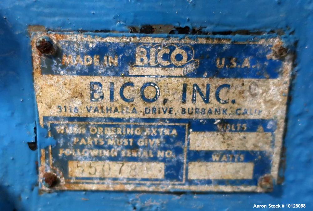 Used- BICO Inc. Direct Drive Disc Pulverizer