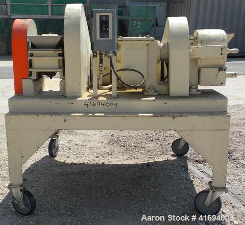 Used McCool Laboratory Disc Pulverizer and Denver Equipment Laboratory Jaw Crusher, carbon steel. McCool disc pulverizer, model 6-1/2F. Approximate 60 pound an hour capacity, 1/4" feed, product mesh ...