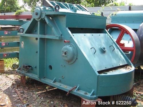 USED: Kue Ken 14" x 42" jaw crusher, model 107. Excluding motor,pulley and belts. Capacity: product size 2" to 6" up to 200 tons/hour.