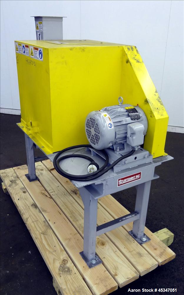 Used Sturtevant Jaw Crusher Model 2X6. Driven by a 2 hp, 208-230-460 volt, 1170