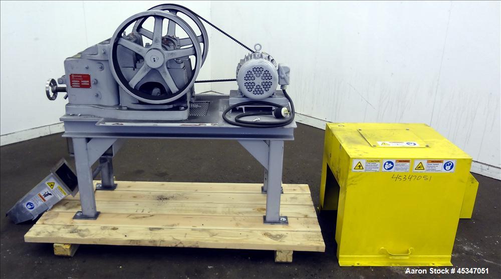 Used Sturtevant Jaw Crusher Model 2X6. Driven by a 2 hp, 208-230-460 volt, 1170