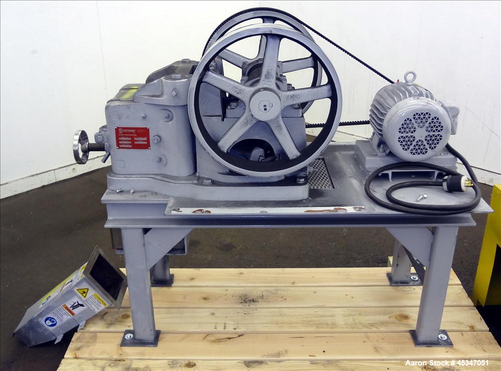 Used Sturtevant Jaw Crusher Model 2X6. Driven by a 2 hp, 208-230-460 volt, 1170