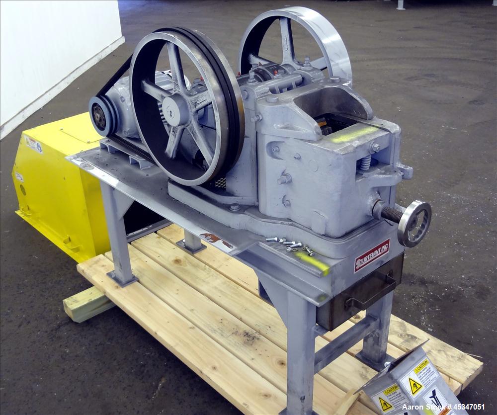 Used Sturtevant Jaw Crusher Model 2X6. Driven by a 2 hp, 208-230-460 volt, 1170