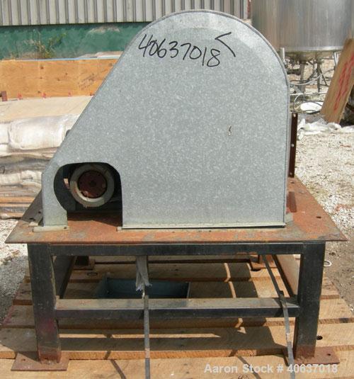 Used Bico Braun Chipmunk Jaw Crusher, Model VD, Carbon Steel. Jaw capacity 2-1/4" x 3". Rated 400 pounds an hour. Reduction size min/max 1/16" to 3/8". Driven by a 2 HP, 3/60/208-230/460 Volt, 1740 R...