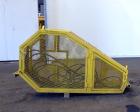 Used Kue Ken Jaw Crusher, Model 10 X 36, Carbon Steel.  Approximate feed 10” x 36”. Capacity in short tons per hour 1” at 32-50, 3” at 95-135.  Requires motor.  RPM range 350-390.