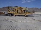 USED: Kue-Ken 25 x 42 Big Bite portable jaw crusher with SimplicityEngineering 46 x 16 VGF removable feeder hopper. 42
