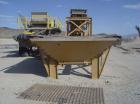 USED: Kue-Ken 25 x 42 Big Bite portable jaw crusher with SimplicityEngineering 46 x 16 VGF removable feeder hopper. 42