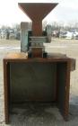 Used Morse Brothers Machinery 4 x 6 jaw crusher, carbon steel. Top feed hopper. Approximate capacity range of 400-900 pounds per hour reducing product to 1/4