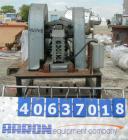 Used Bico Braun Chipmunk Jaw Crusher, Model VD, Carbon Steel. Jaw capacity 2-1/4
