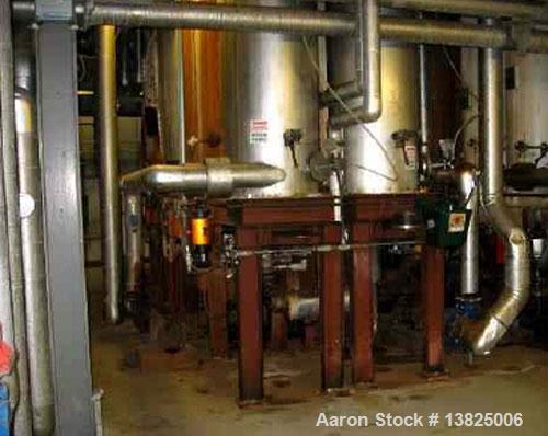 Used Fractionation system supplied by DeSmet. Includes 6 vertical stainless steel crystallizers and Filox  membrane filler (made in Germany) with 18 polypropylene plates. Built in 2000. Capacity 5 MT...