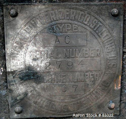 Used American Pulverizer Crusher/Ring Mill, Model AC-7