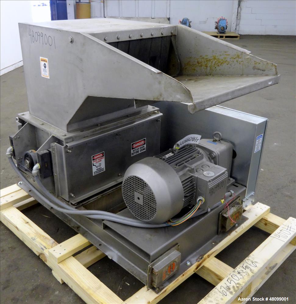 Used Machine and Process Design Single Rotor Crusher.