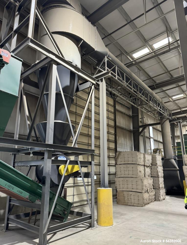 Imperial Systems Industrial Cyclone Dust Collector – 72" Carbon Steel Cyclone