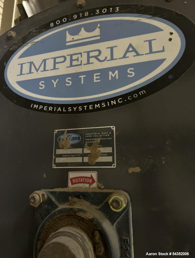 Imperial Systems Industrial Cyclone Dust Collector – 72" Carbon Steel Cyclone