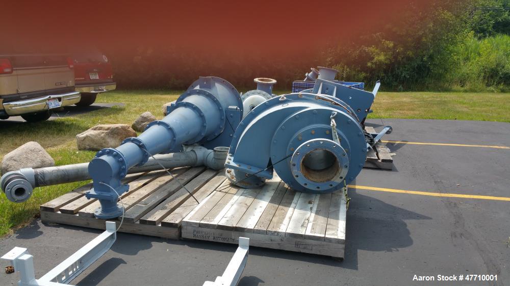 Used Krebs Hydrocyclone, Model W-260. 26", rated for 1800 gpm, ceramic lined.