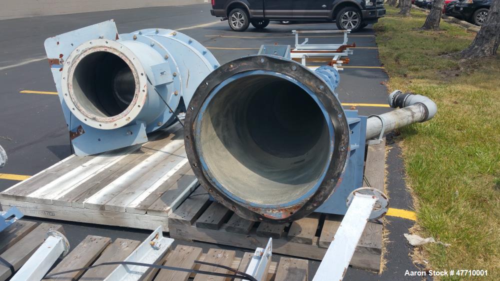 Used Krebs Hydrocyclone, Model W-260. 26", rated for 1800 gpm, ceramic lined.