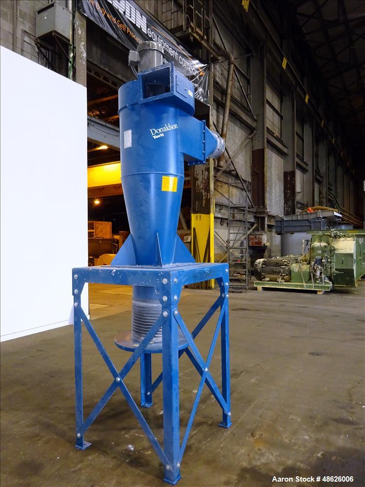 Used Donaldson Torit Cyclone Dust Collector, Model 20 CYC, Carbon Steel