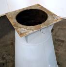 Used MAC Conical Top Cyclone, Model CT60, Carbon Steel.  CFM Range 2400-6000.  Bolt together housing approximately 60” diameter x 49” top straight side x  91” coned bottom. (2) Side inlets, (1) appro...