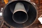 Used MAC Conical Top Cyclone, Model CT60, Carbon Steel.  CFM Range 2400-6000.  Bolt together housing approximately 60” diameter x 49” top straight side x  91” coned bottom. (2) Side inlets, (1) appro...