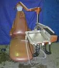 Used: Dental EZ Operatory Dental Chair, Model JS. Includes foot pedal controls, A-DEC delivery station, power source, and a Pelton and Crane light.