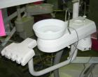 Used Proma dental chair, model XL. 60 hz, 120 volt, 6.9 amp max. Includes foot pedal controls, light, tool tray and cuspidor. UL Listed.