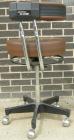 Used Dentsply Classic assistant stool with manually adjustable arm rest.