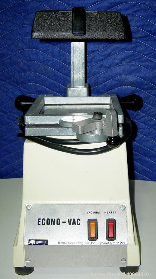 Used Buffalo Dental Econo-Vac, Model A, S/N A141008. Motor 800w, heater 500w, 60 hz/120 vac.