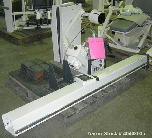 Used Gendex GX Pan X-Ray machine, model 110-0080G. Base mounted with control panel and operator control button. 1/60/120 volt.