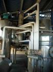 Used Deodorizer and Physical Refining System, stainless steel. Rated for 60 mtpd (5,500#/hr). Two deodorizing/refining units, deaerator, scrubber system. Uses thermal fluid mineral oil for heating. P...