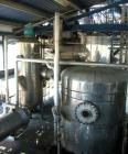 Used- Deodorizer and Physical Refining System, stainless steel. Rated for 60 mtpd (5,500#/hr). Two deodorizing/refining unit...