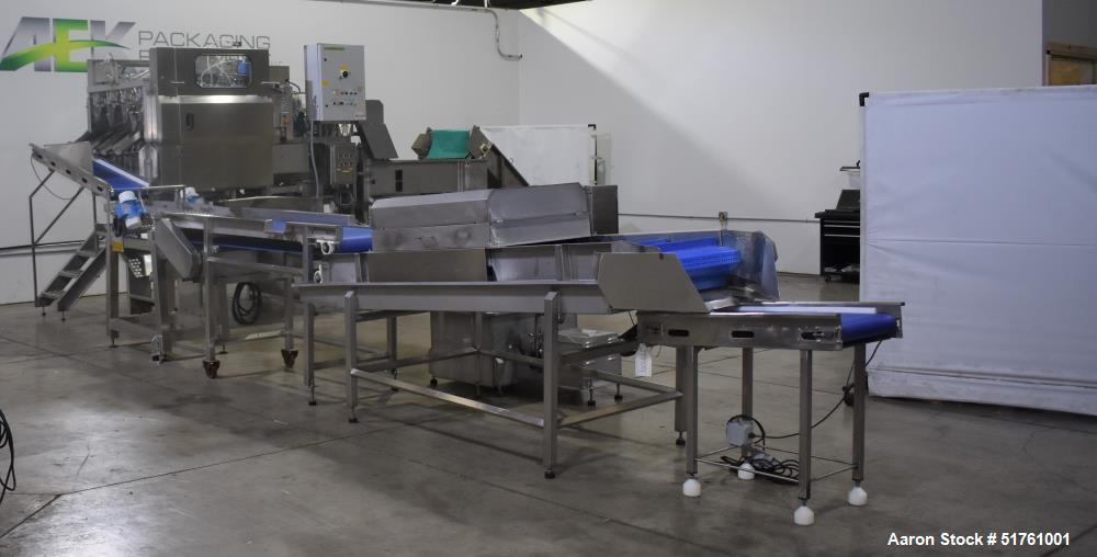 Used ABL Apple Peeling, Corer and Washing Line