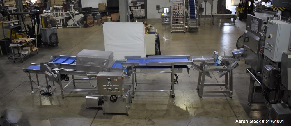 Used ABL Apple Peeling, Corer and Washing Line