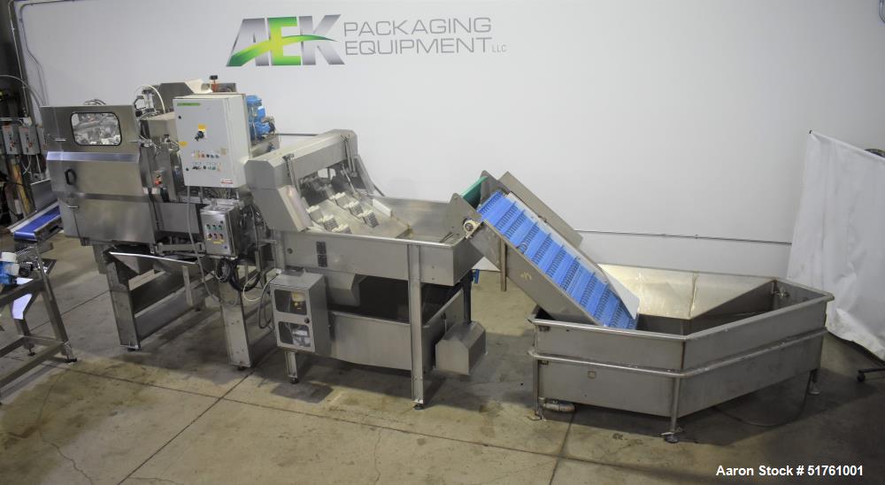 Used ABL Apple Peeling, Corer and Washing Line