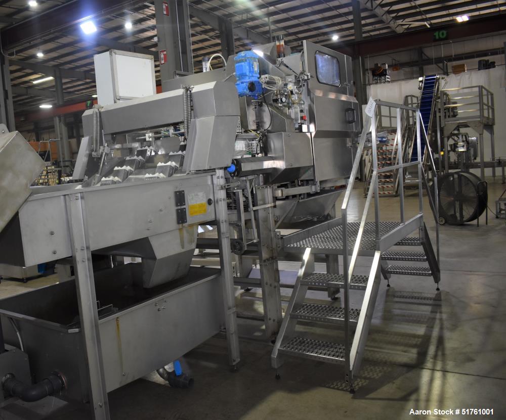 Used ABL Apple Peeling, Corer and Washing Line