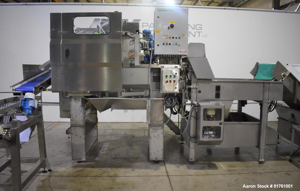 Used ABL Apple Peeling, Corer and Washing Line