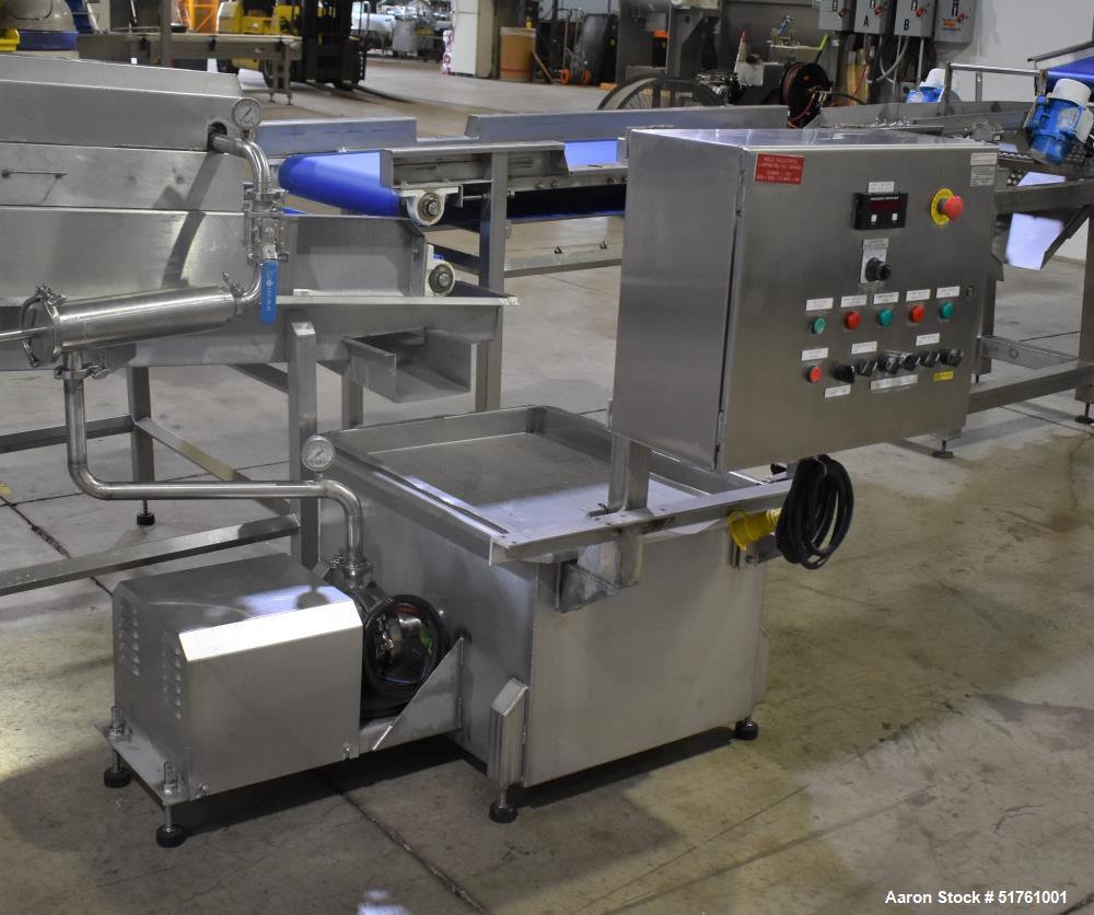 Used ABL Apple Peeling, Corer and Washing Line
