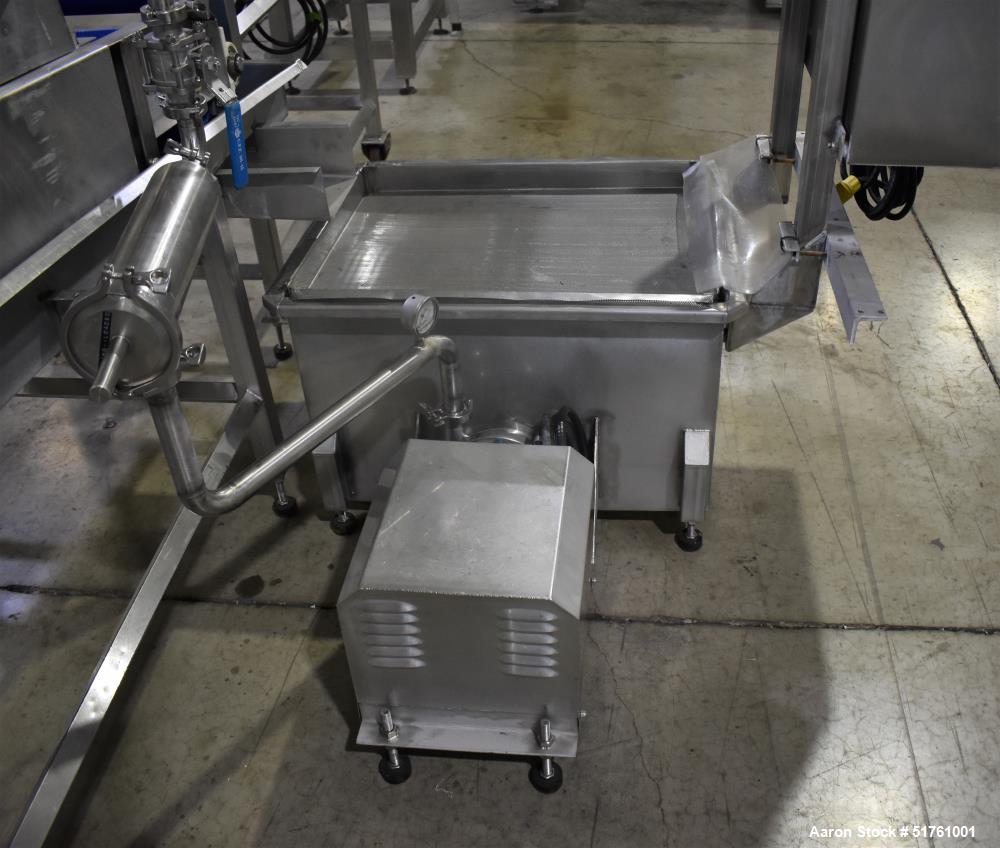 Used ABL Apple Peeling, Corer and Washing Line