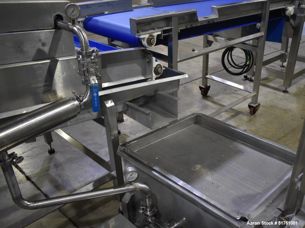 Used ABL Apple Peeling, Corer and Washing Line