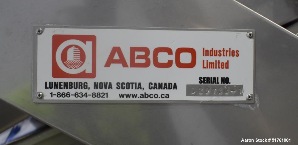 Used ABL Apple Peeling, Corer and Washing Line