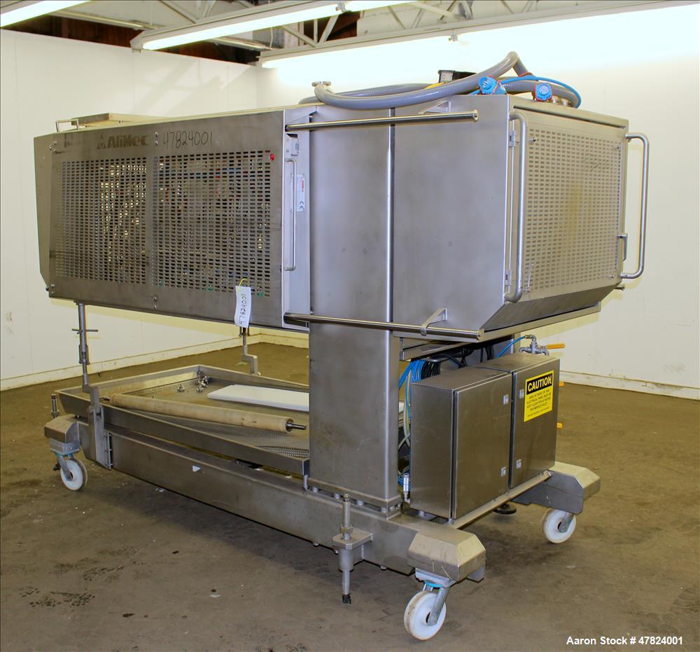 Used Alimec Pepperoni Slicer, Model SLICER, Stainless Steel.