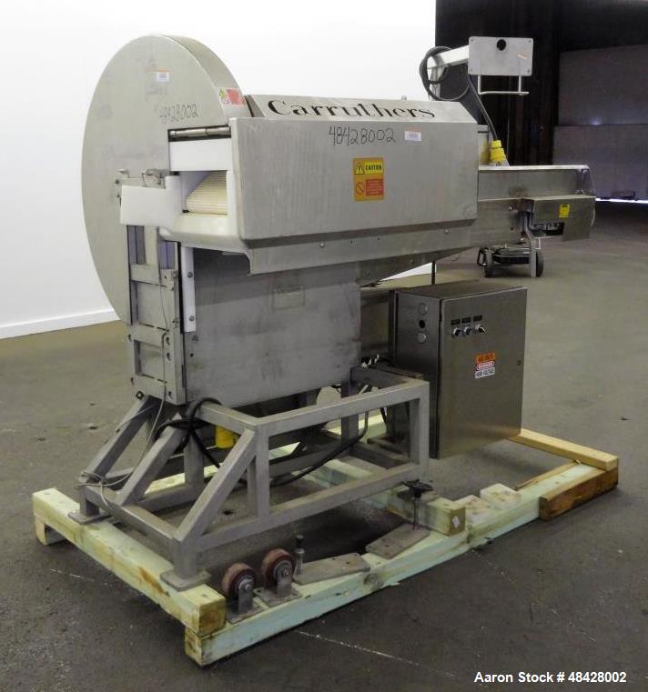 Used- Carruthers Auto Slicer/Dicer with Drop Chute