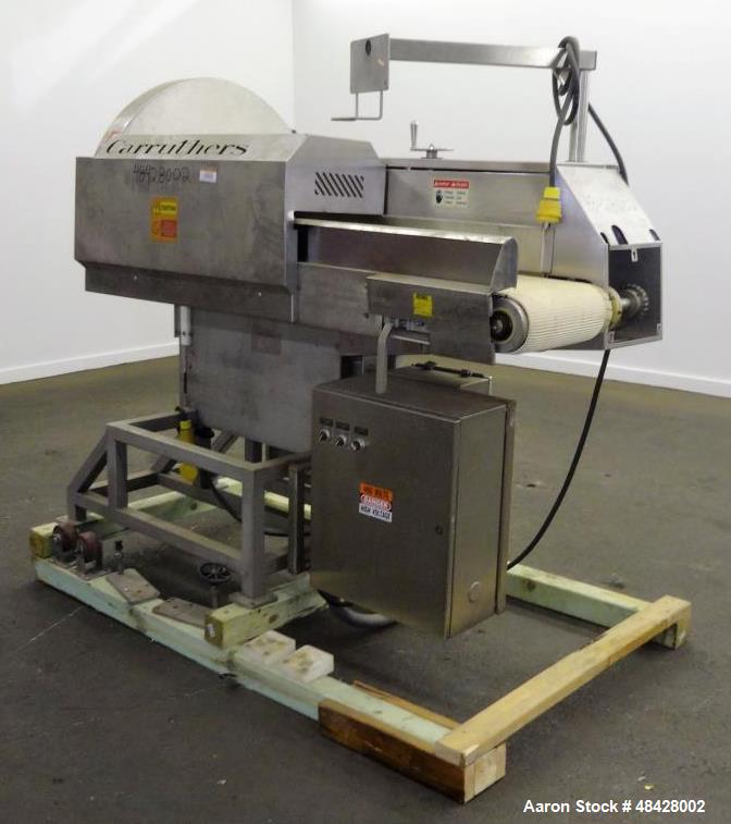 Used- Carruthers Auto Slicer/Dicer with Drop Chute