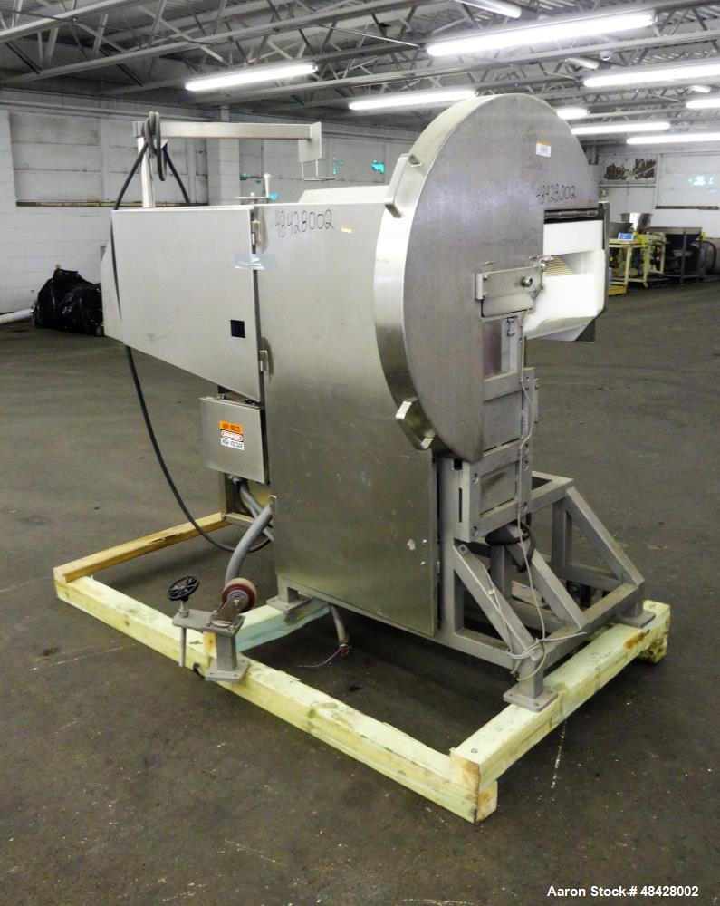 Used- Carruthers Auto Slicer/Dicer with Drop Chute