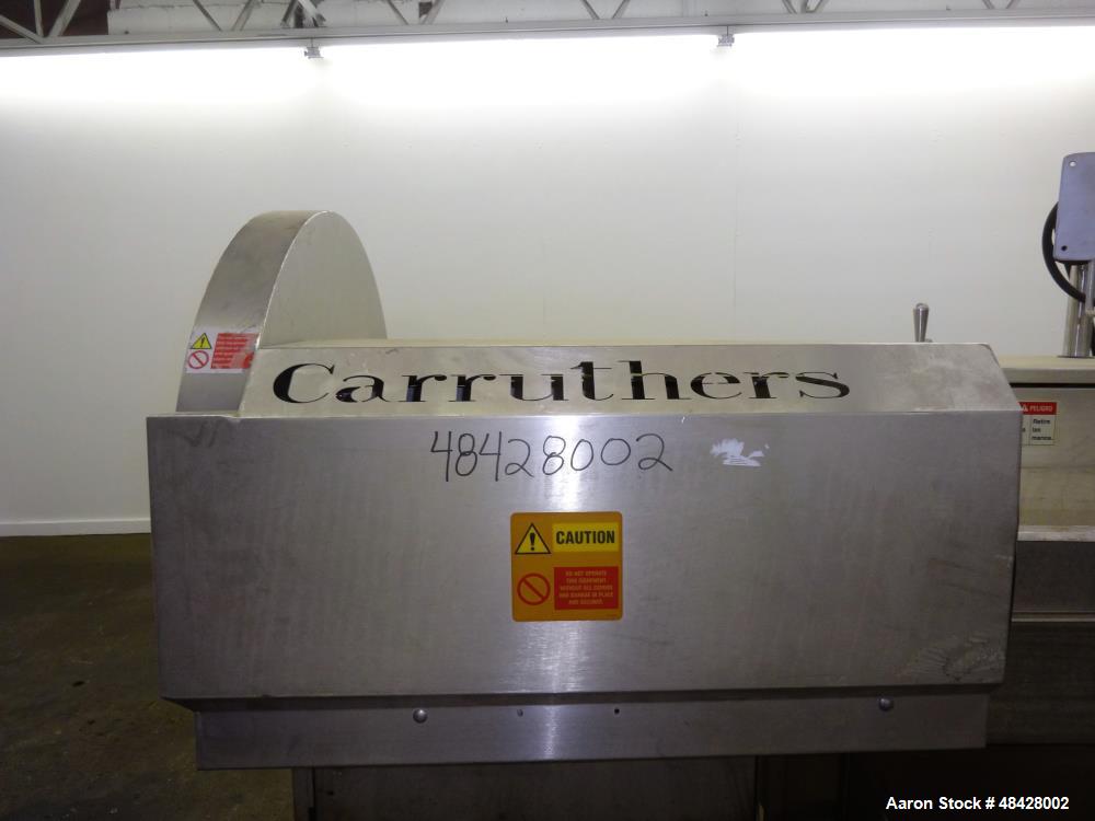 Used- Carruthers Auto Slicer/Dicer with Drop Chute