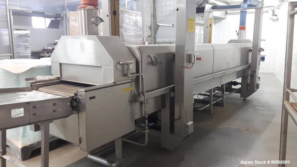 Used Ermatec Ultrasonic Type ERMA 30C Cheese Cutting System.