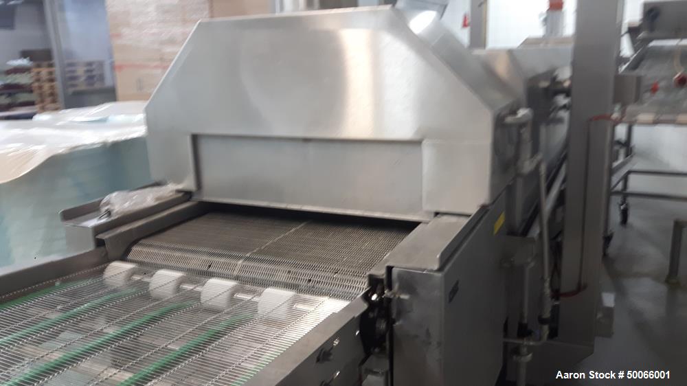 Used Ermatec Ultrasonic Type ERMA 30C Cheese Cutting System.