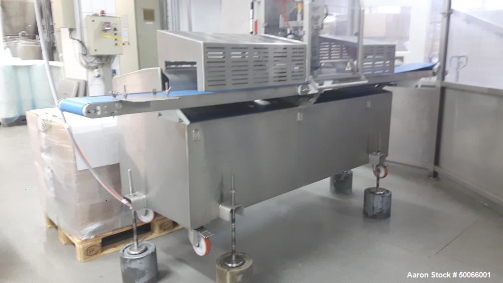 Used Ermatec Ultrasonic Type ERMA 30C Cheese Cutting System.